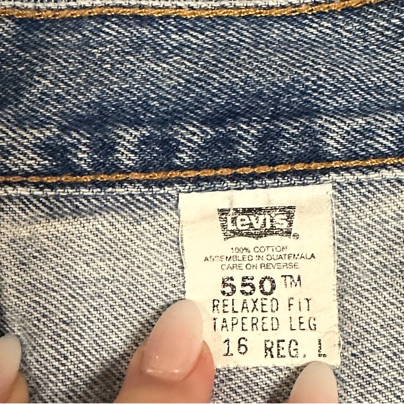 LEVI’S 505 Vintage Women’s Straight Leg Jeans, Size 16 REG - Picture 6 of 7